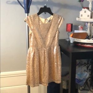 COPY - Gold sequin dress
